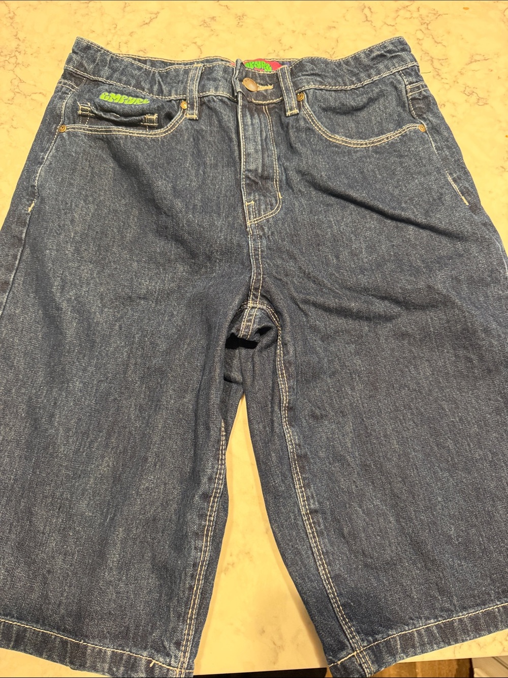 Size 0 Dark Blue Denim Jeans Shorts - Empyre Brand
